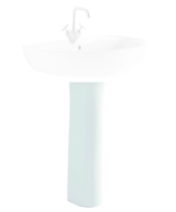 Colonna per lavabo in ceramica bianco 'colibri 2', geberit